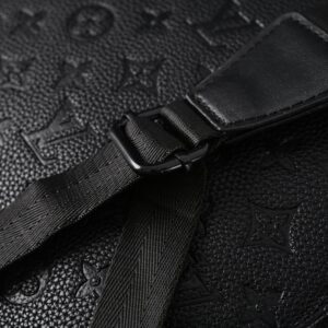 Louis Vuitton Christopher PM Backpack Monogram Shadow Black Leather - Image 15
