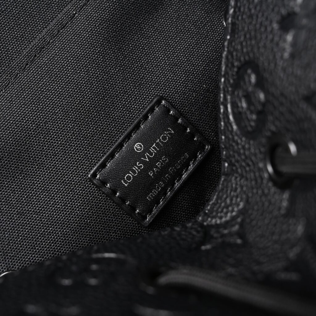 Louis Vuitton Christopher PM Backpack Monogram Shadow Black Leather