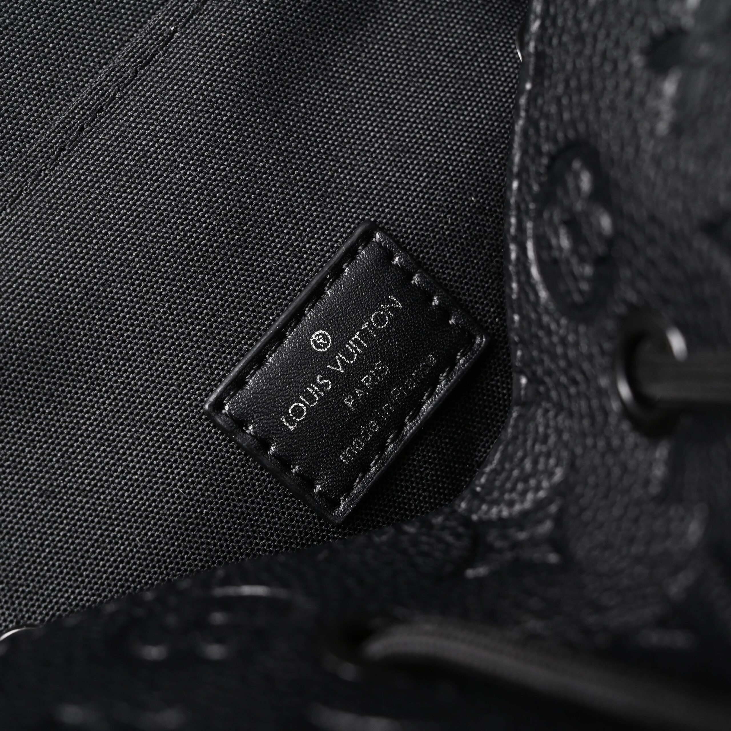 Louis Vuitton Christopher PM Backpack Monogram Shadow Black Leather - Image 18