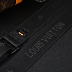 Louis Vuitton Keepall Bandoulière 50 – Monogram Canvas with Neon Orange Trim - Image 19