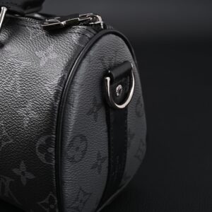 Louis Vuitton Keepall Bandoulière 50 – Monogram Eclipse Canvas - Image 9