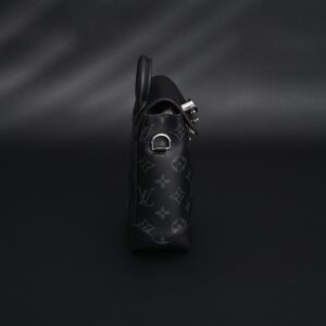 Louis Vuitton Soft Trunk Messenger – Monogram Eclipse Canvas with Silver Chain - Image 4
