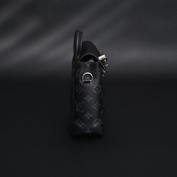 Louis Vuitton Soft Trunk Messenger – Monogram Eclipse Canvas with Silver Chain