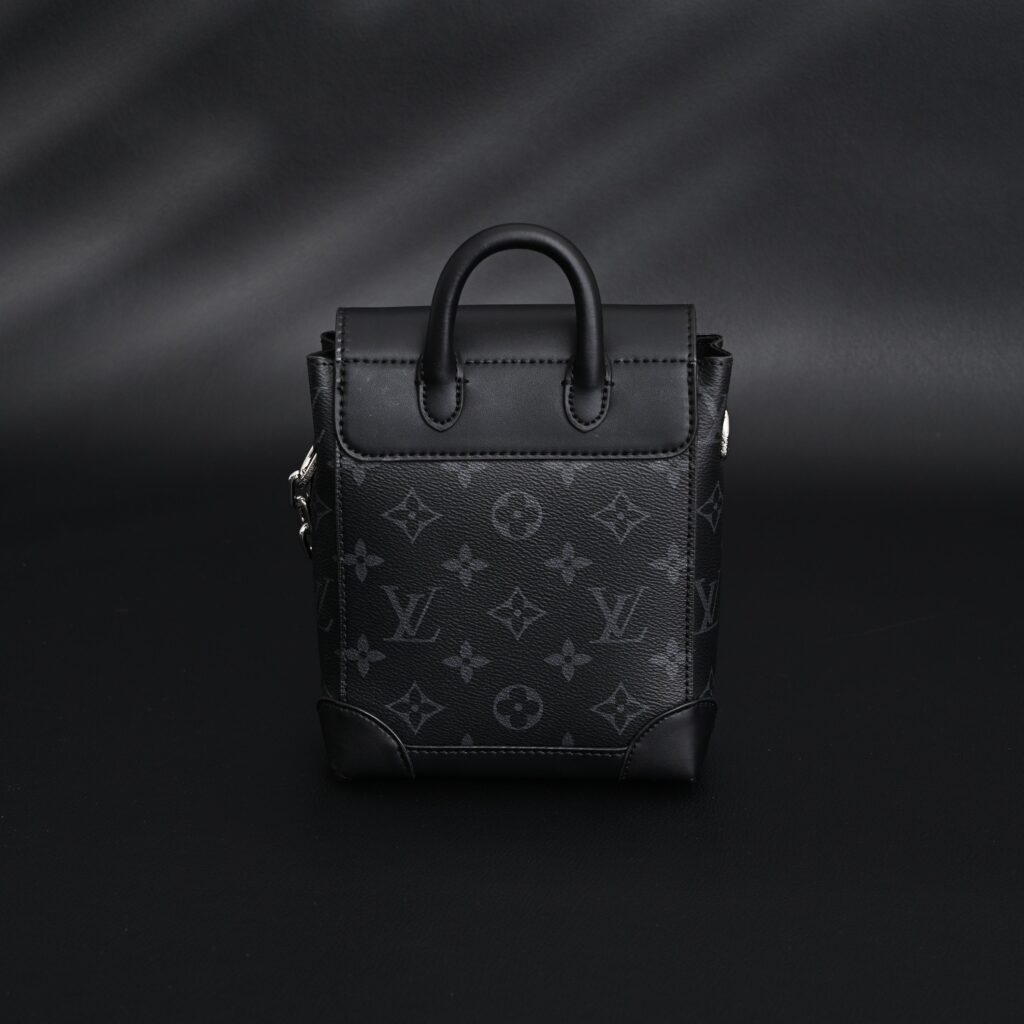 Louis Vuitton Soft Trunk Messenger – Monogram Eclipse Canvas with Silver Chain