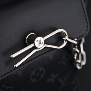 Louis Vuitton Soft Trunk Messenger – Monogram Eclipse Canvas with Silver Chain - Image 10