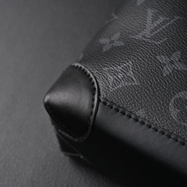 Louis Vuitton Soft Trunk Messenger – Monogram Eclipse Canvas with Silver Chain