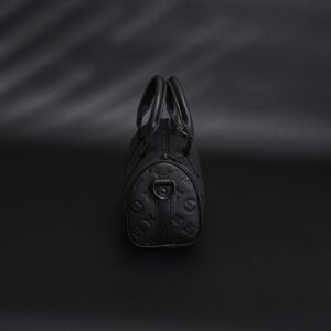Louis Vuitton Keepall Bandoulière 50 – Monogram Shadow Black Leather - Image 7