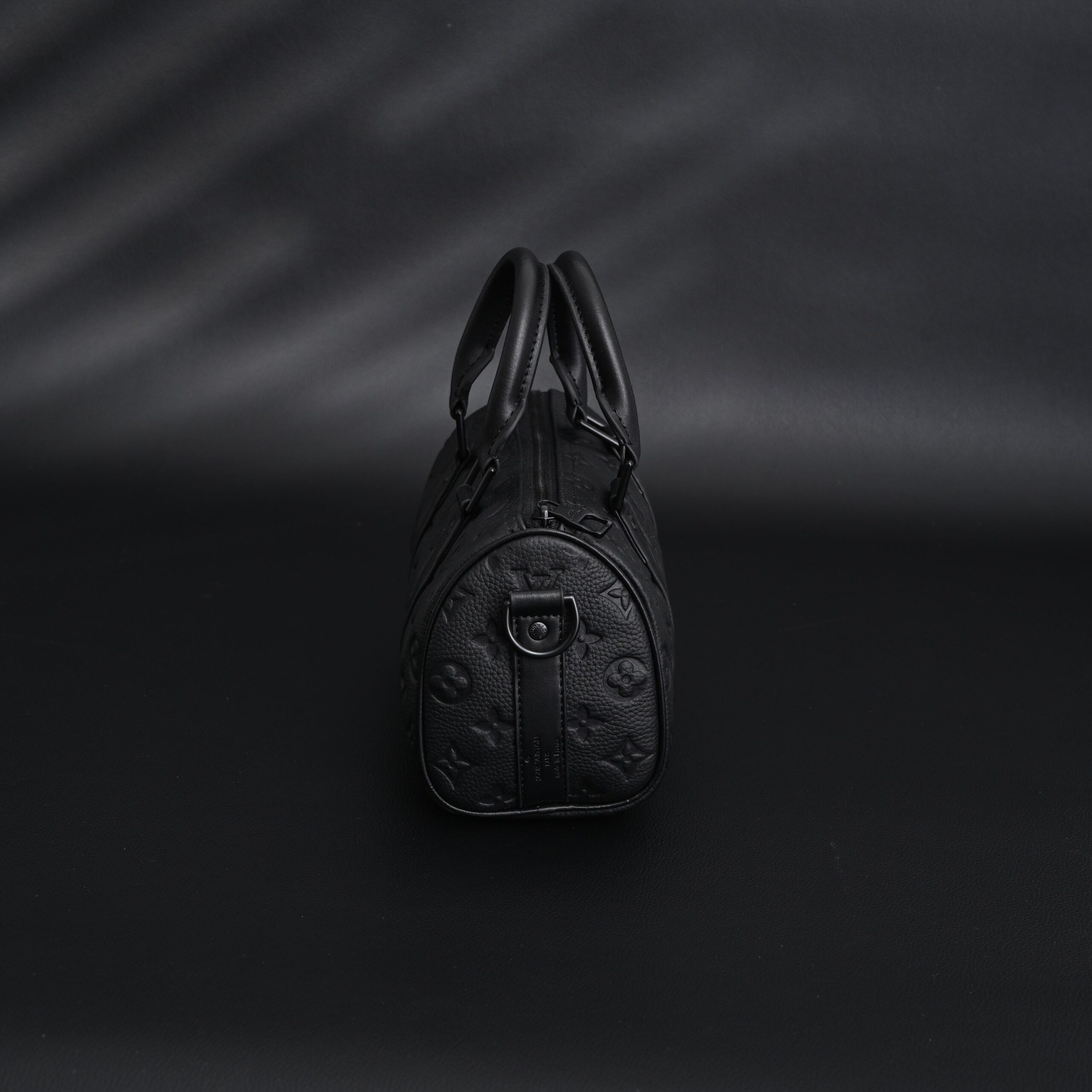 Louis Vuitton Keepall Bandoulière 50 – Monogram Shadow Black Leather - Image 7