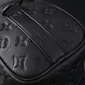 Louis Vuitton Keepall Bandoulière 50 – Monogram Shadow Black Leather - Image 10