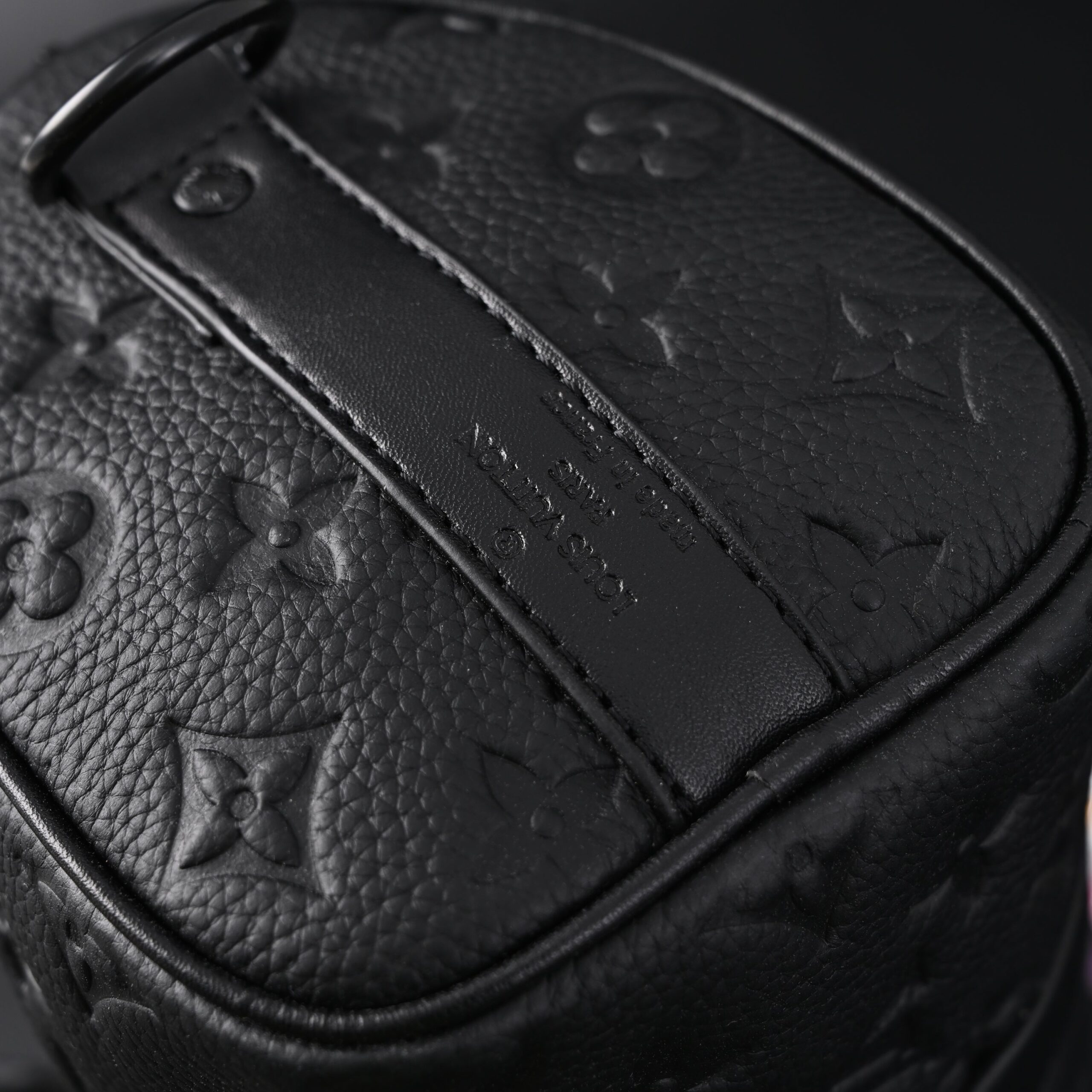 Louis Vuitton Keepall Bandoulière 50 – Monogram Shadow Black Leather - Image 10