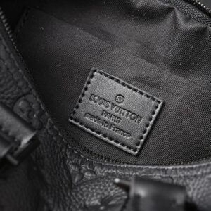 Louis Vuitton Keepall Bandoulière 50 – Monogram Shadow Black Leather - Image 20