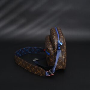 Louis Vuitton Trio Messenger Bag – Monogram Canvas with Blue Strap - Image 6