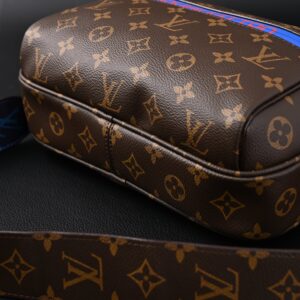 Louis Vuitton Trio Messenger Bag – Monogram Canvas with Blue Strap - Image 8