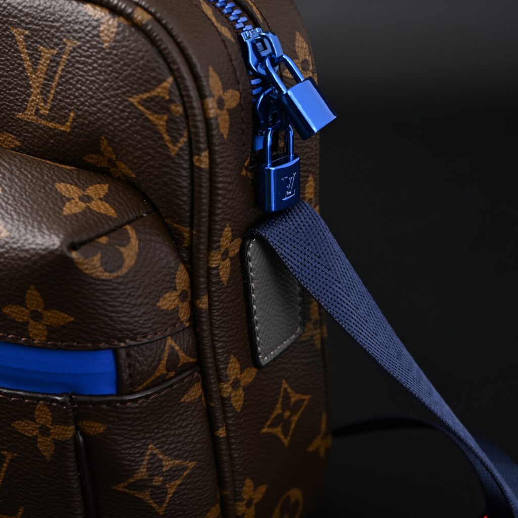 Louis Vuitton Trio Messenger Bag – Monogram Canvas with Blue Strap