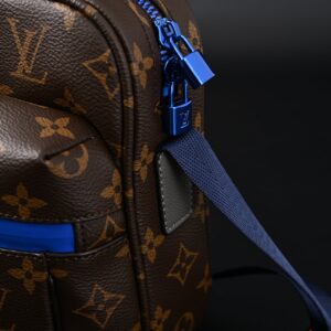 Louis Vuitton Trio Messenger Bag – Monogram Canvas with Blue Strap - Image 9