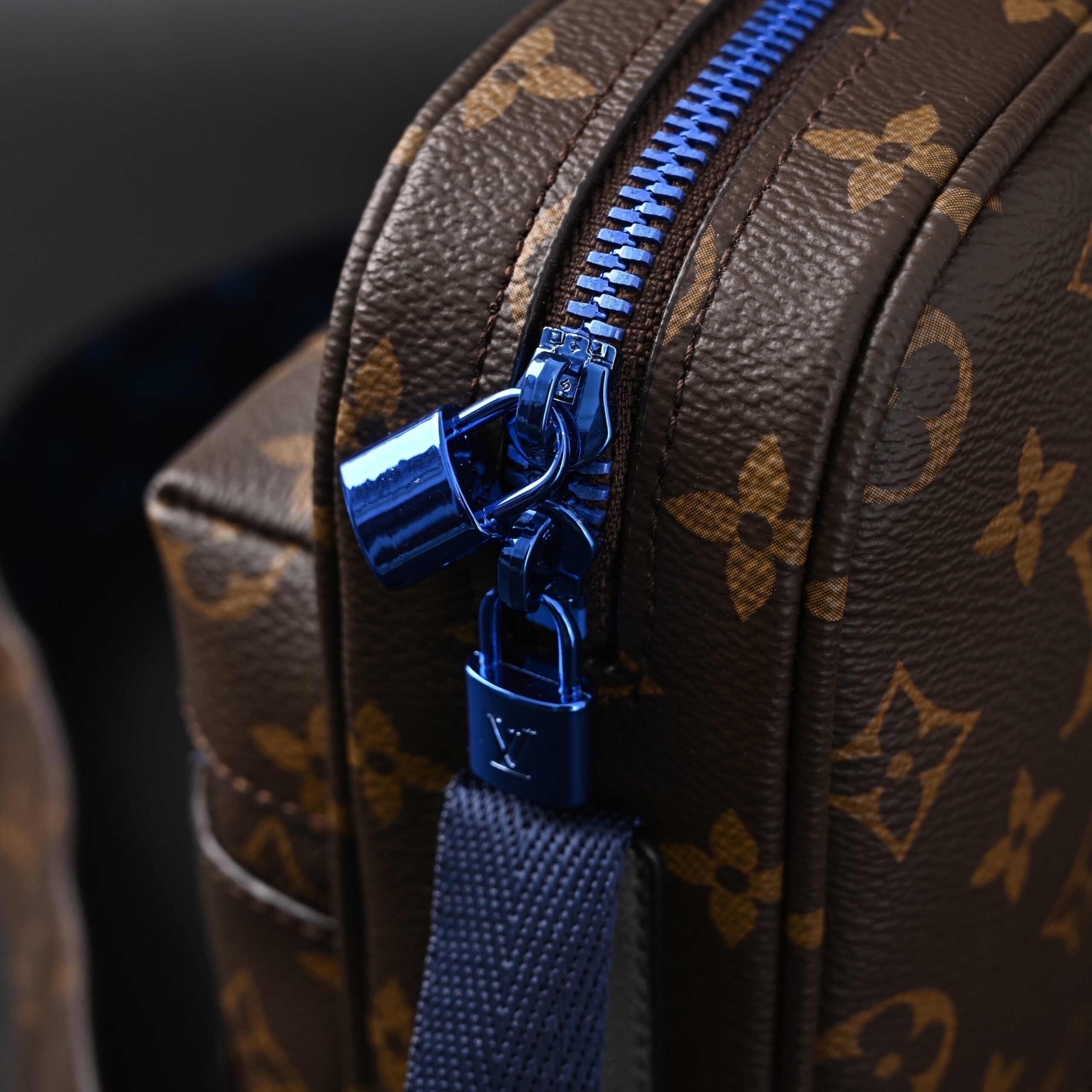 Louis Vuitton Trio Messenger Bag – Monogram Canvas with Blue Strap - Image 10