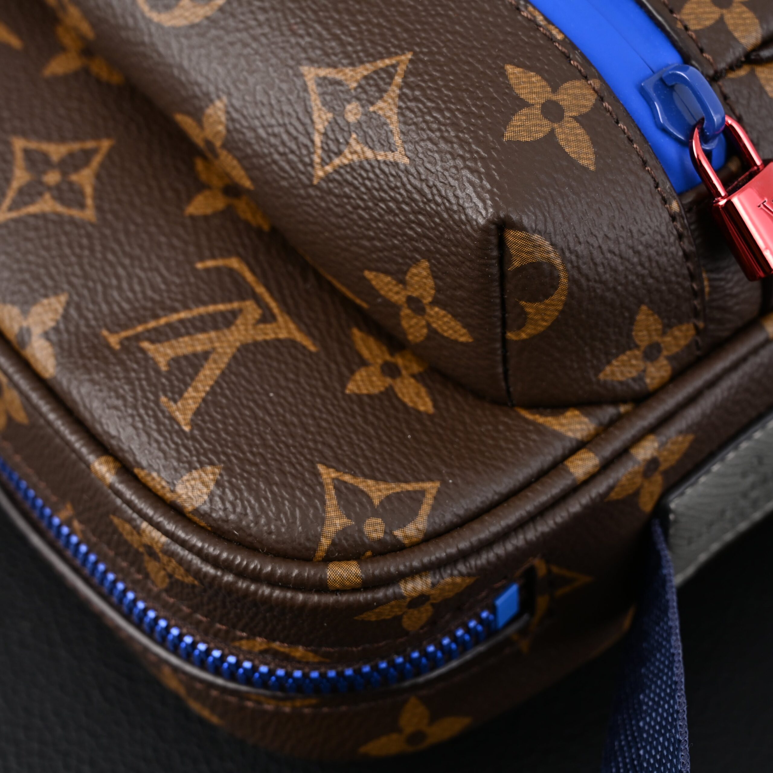 Louis Vuitton Trio Messenger Bag – Monogram Canvas with Blue Strap - Image 18