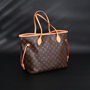 Louis Vuitton Neverfull MM Tote Bag – Monogram Canvas with Red Interior - Image 3