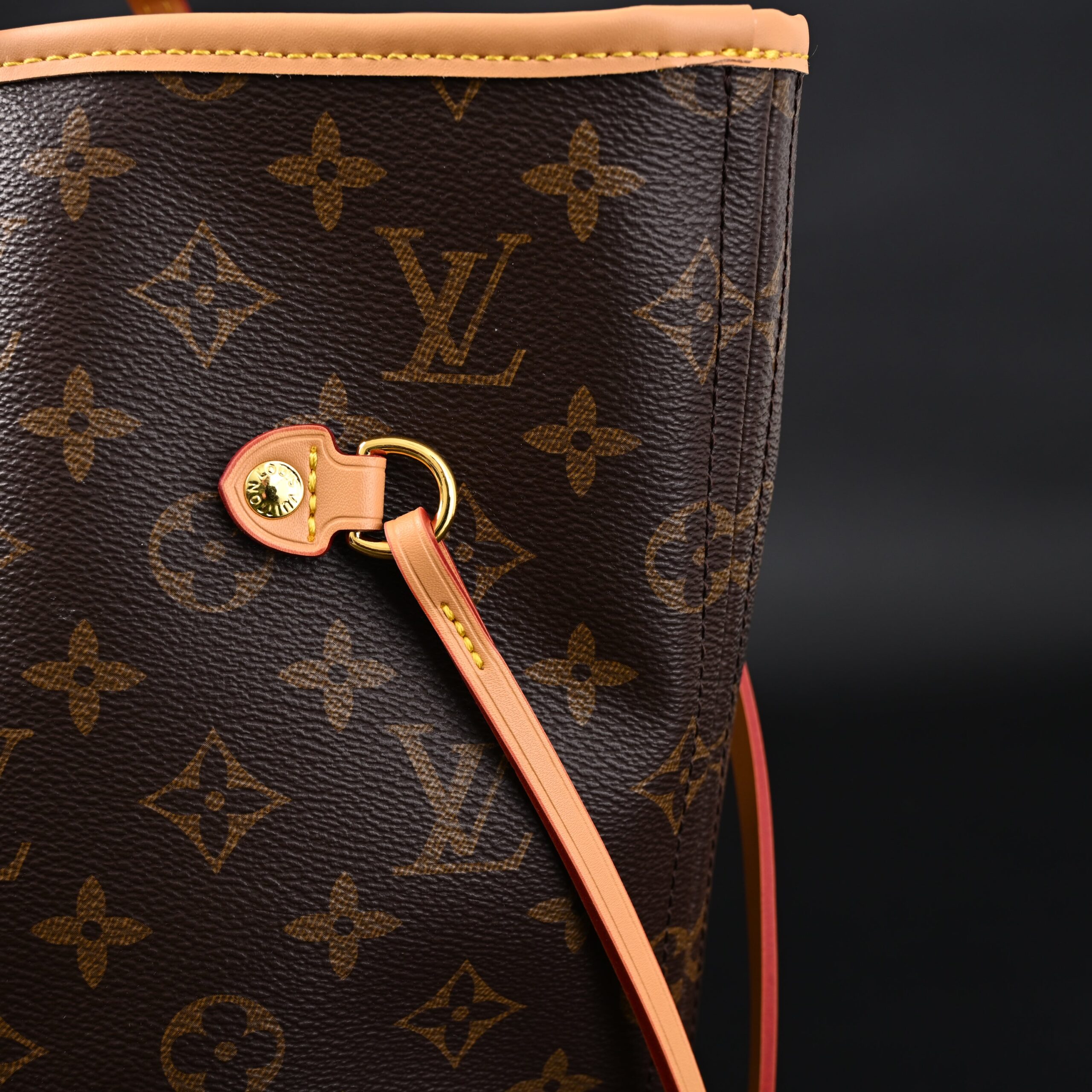 Louis Vuitton Neverfull MM Tote Bag – Monogram Canvas with Red Interior - Image 8