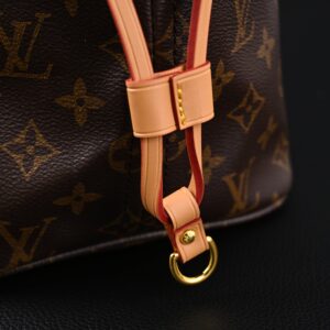 Louis Vuitton Neverfull MM Tote Bag – Monogram Canvas with Red Interior - Image 9