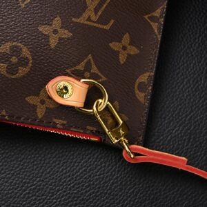 Louis Vuitton Neverfull MM Tote Bag – Monogram Canvas with Red Interior - Image 12