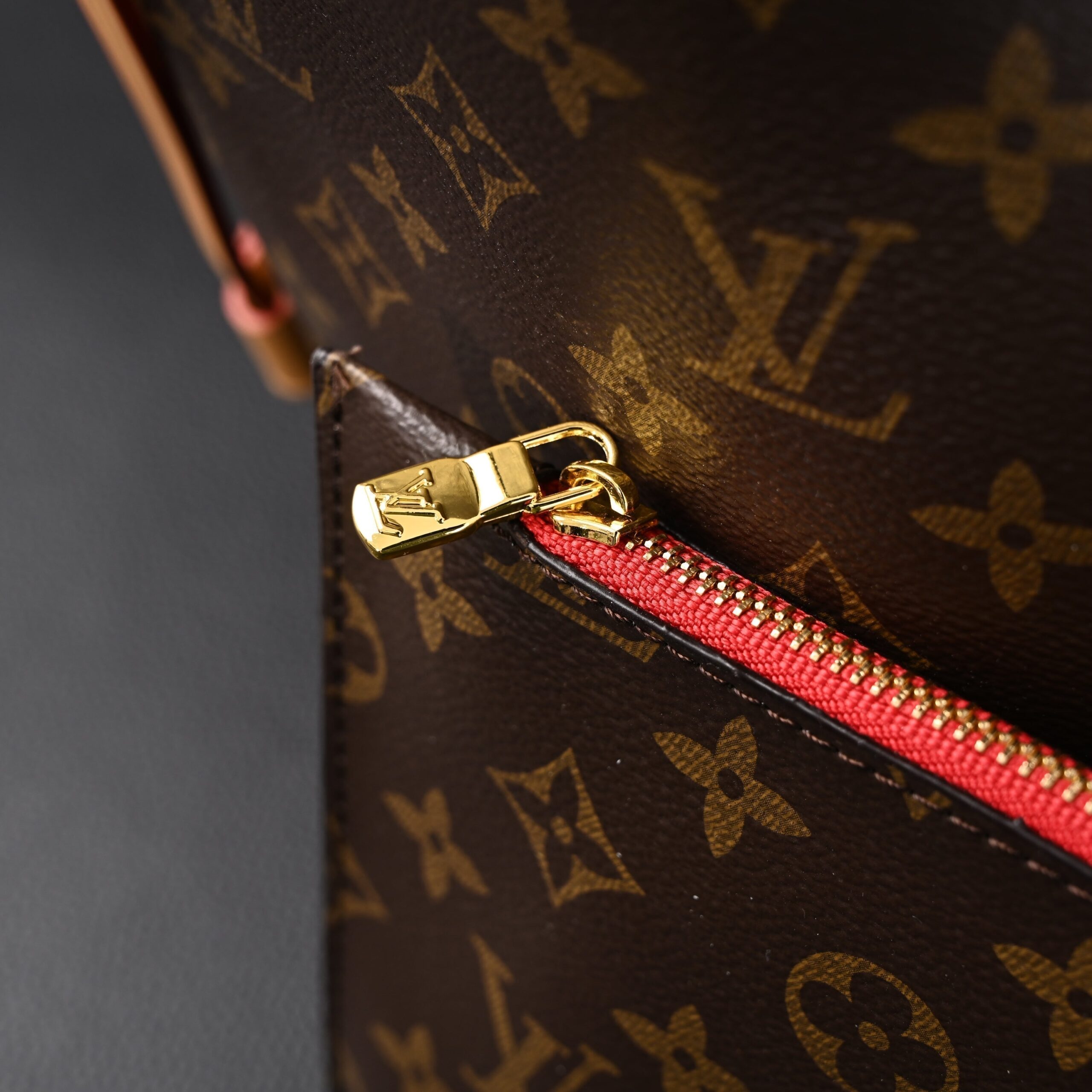 Louis Vuitton Neverfull MM Tote Bag – Monogram Canvas with Red Interior - Image 13