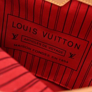 Louis Vuitton Neverfull MM Tote Bag – Monogram Canvas with Red Interior - Image 16