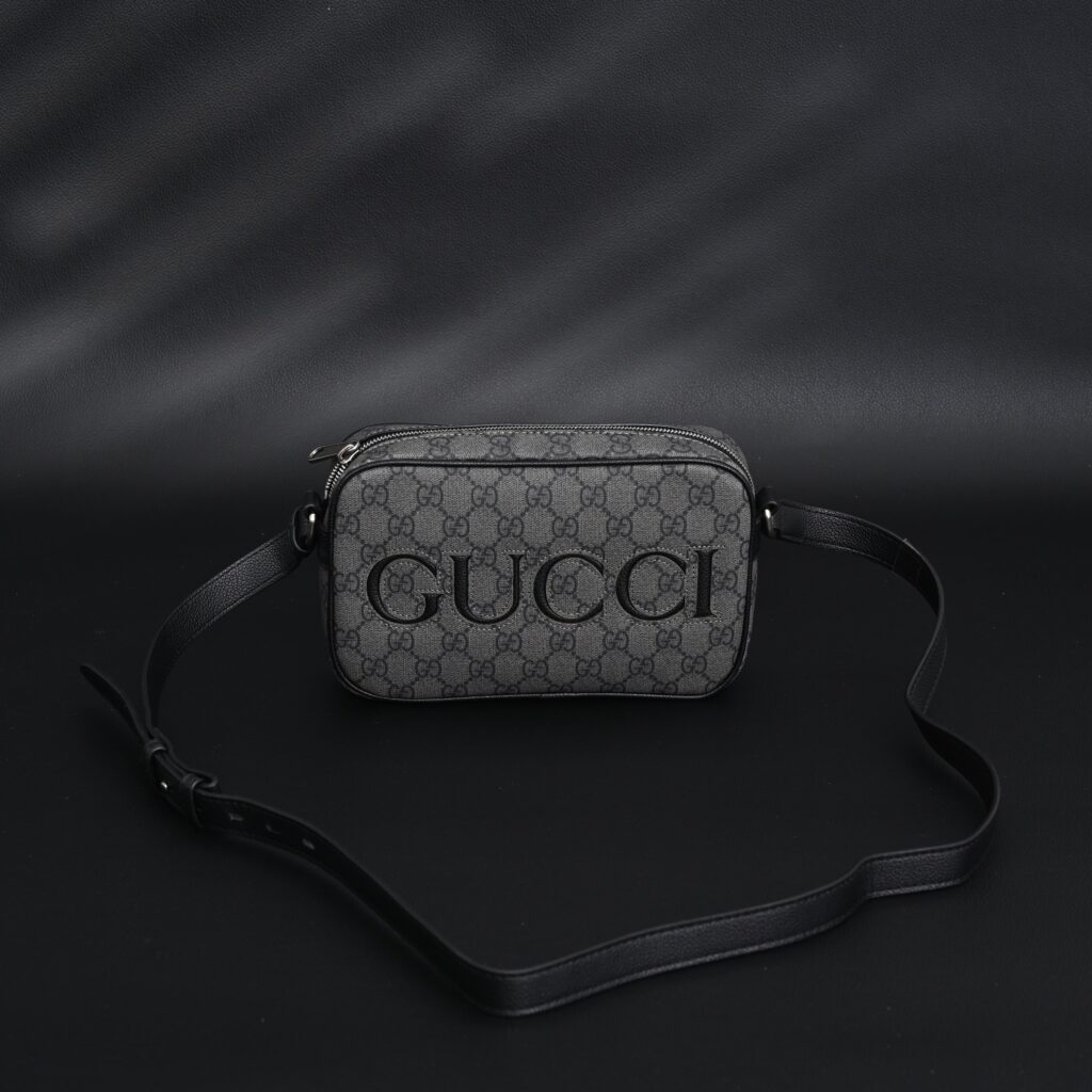 Gucci Ophidia GG Supreme Belt Bag – Black/Grey Monogram