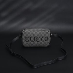 Gucci Ophidia GG Supreme Belt Bag – Black/Grey Monogram - Image 2