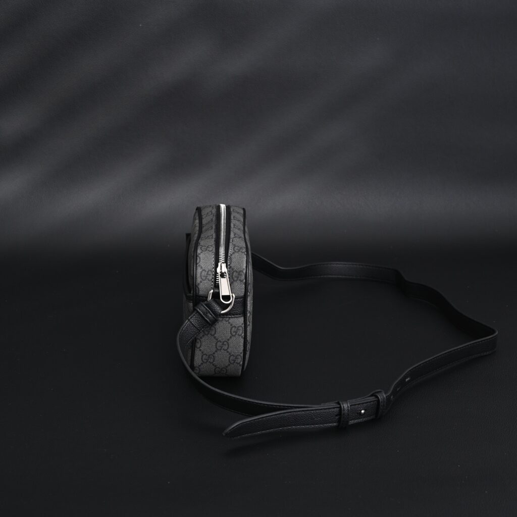 Gucci Ophidia GG Supreme Belt Bag – Black/Grey Monogram