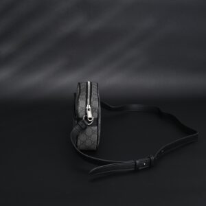 Gucci Ophidia GG Supreme Belt Bag – Black/Grey Monogram - Image 3