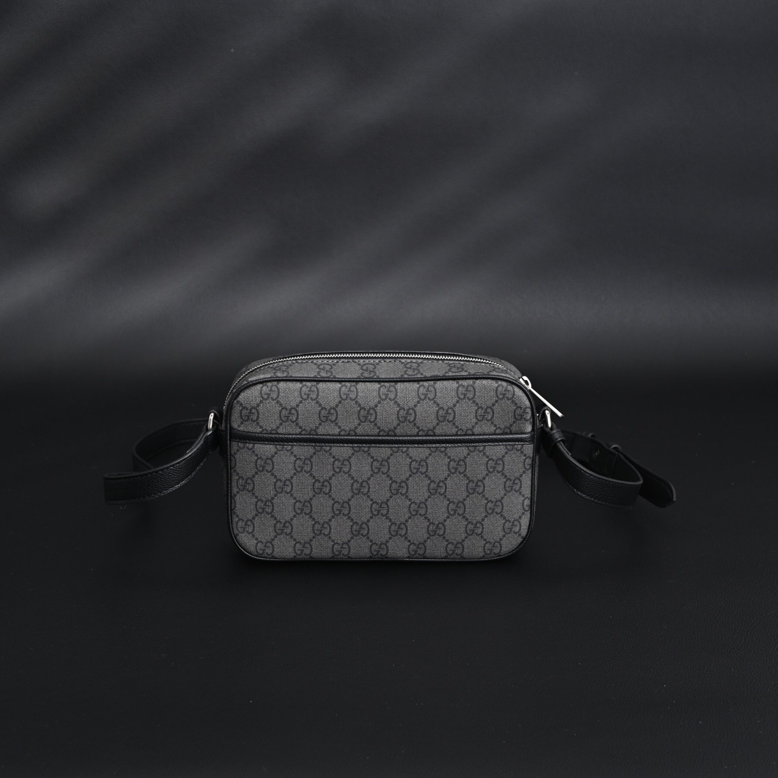 Gucci Ophidia GG Supreme Belt Bag – Black/Grey Monogram - Image 4