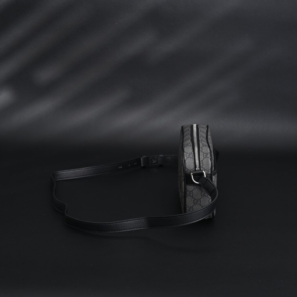 Gucci Ophidia GG Supreme Belt Bag – Black/Grey Monogram
