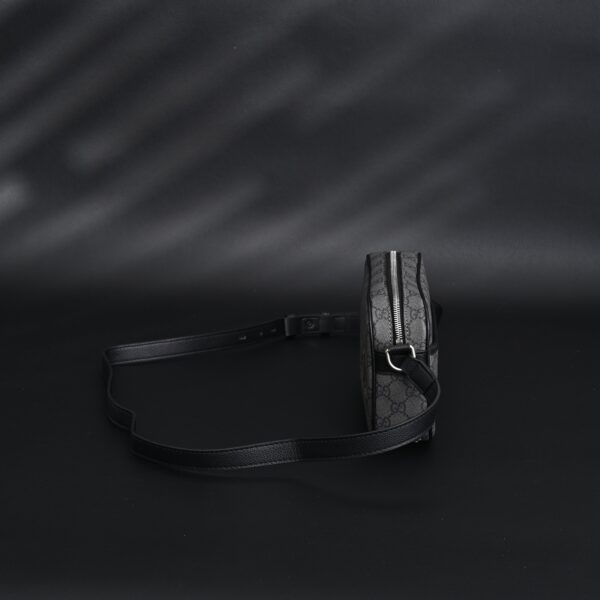 Gucci Ophidia GG Supreme Belt Bag – Black/Grey Monogram