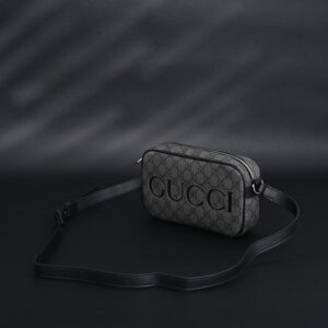 Gucci Ophidia GG Supreme Belt Bag – Black/Grey Monogram - Image 6