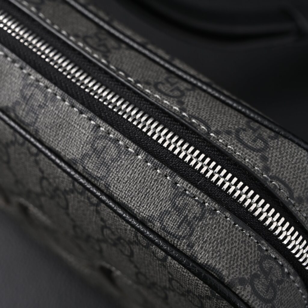 Gucci Ophidia GG Supreme Belt Bag – Black/Grey Monogram