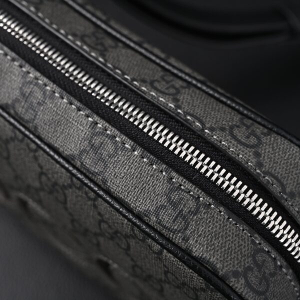 Gucci Ophidia GG Supreme Belt Bag – Black/Grey Monogram