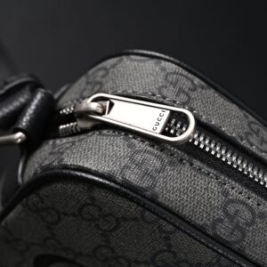 Gucci Ophidia GG Supreme Belt Bag – Black/Grey Monogram - Image 11