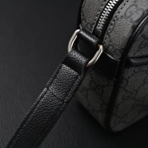 Gucci Ophidia GG Supreme Belt Bag – Black/Grey Monogram - Image 12
