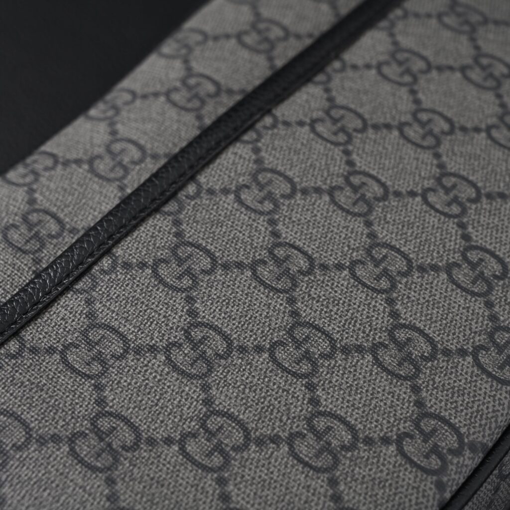 Gucci Ophidia GG Supreme Belt Bag – Black/Grey Monogram
