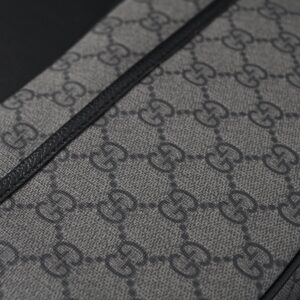 Gucci Ophidia GG Supreme Belt Bag – Black/Grey Monogram - Image 13