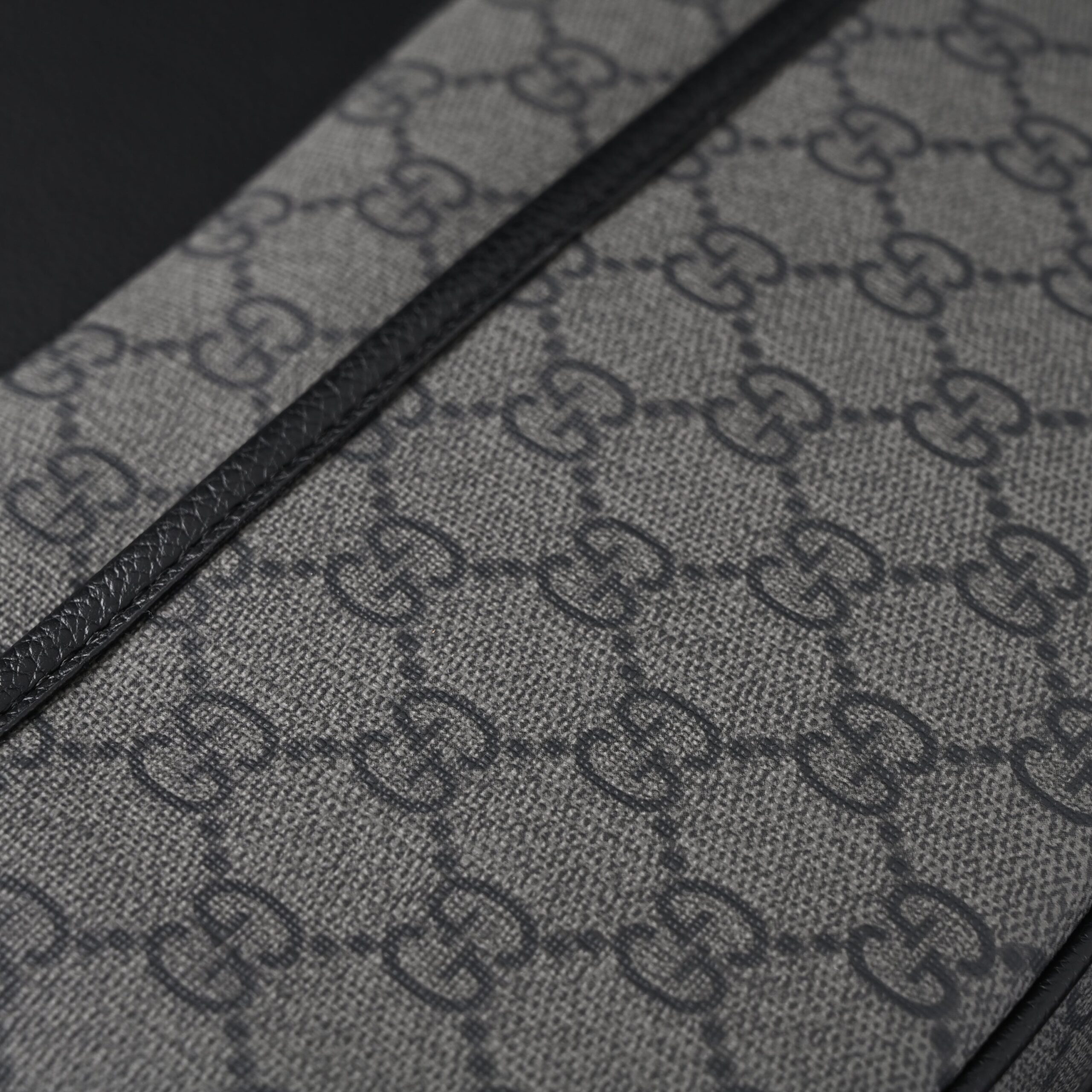 Gucci Ophidia GG Supreme Belt Bag – Black/Grey Monogram - Image 13