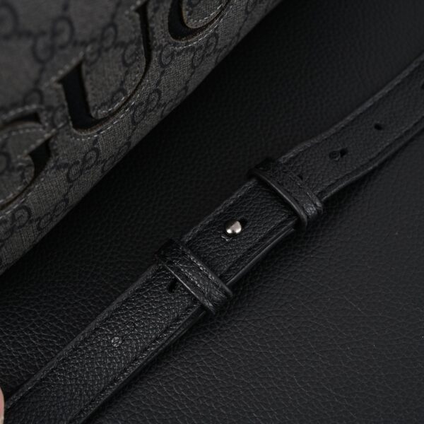 Gucci Ophidia GG Supreme Belt Bag – Black/Grey Monogram