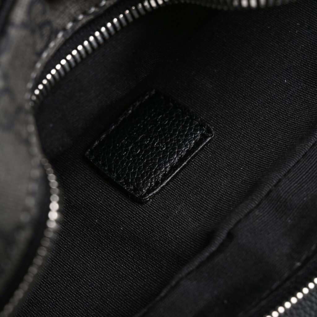 Gucci Ophidia GG Supreme Belt Bag – Black/Grey Monogram