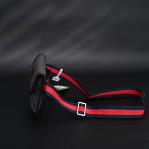 Gucci Ophidia GG Supreme Belt Bag – Black/Grey with Web Strap - Image 6