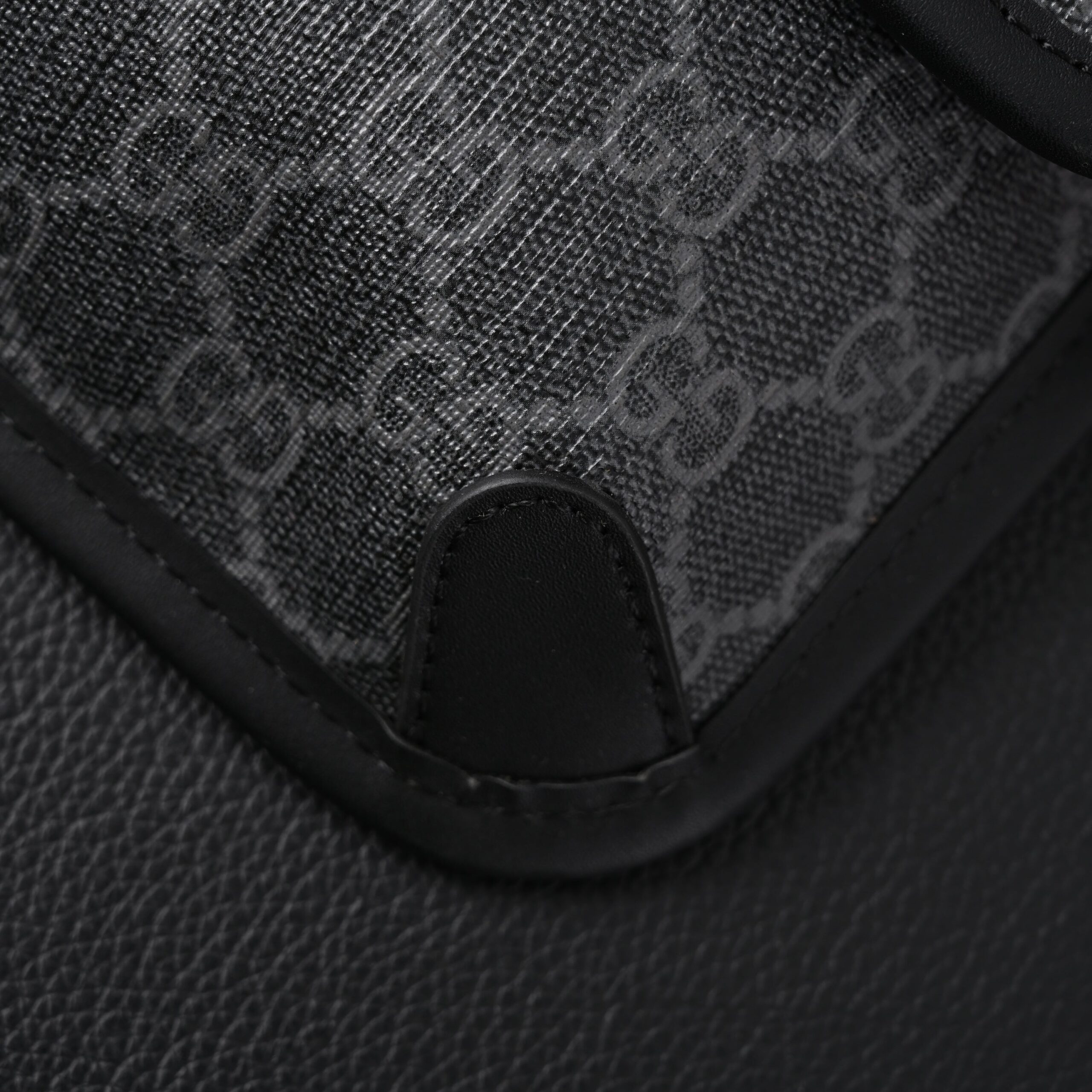 Gucci Ophidia GG Supreme Belt Bag – Black/Grey with Web Strap - Image 11