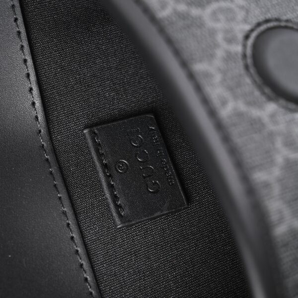 Gucci Ophidia GG Supreme Belt Bag – Black/Grey with Web Strap