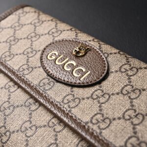 Gucci Ophidia GG Supreme Mini Belt Bag – Beige/Ebony with Web Stripe - Image 9