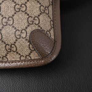 Gucci Ophidia GG Supreme Mini Belt Bag – Beige/Ebony with Web Stripe - Image 11