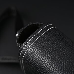 Dior Saddle Crossbody Bag – Black Grained Calfskin with Silver-Tone Hardware - Image 13